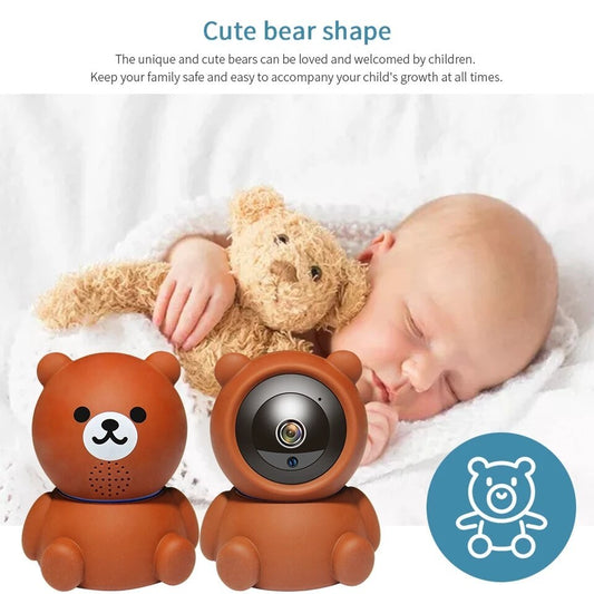 Bear 1080P WiFi IP Camera - Auto Tracking & Night Vision Security