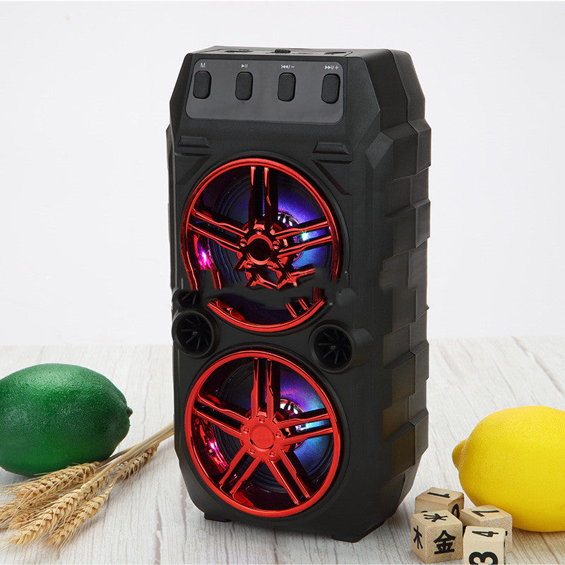 Wireless Bluetooth Speaker - Dual Speakers, Portable & Loud Sound