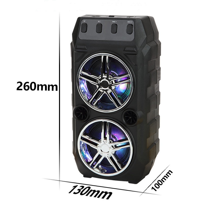 Wireless Bluetooth Speaker - Dual Speakers, Portable & Loud Sound